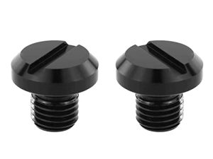 ALEOED 2 Pcs Motorcycle M10x1.25 Mirror Hole Plugs Screw Universal Fit for Yamaha FZ-07 FZ-09 MT-07 MT-09FZ Honda CRF250 CB500F CRF1000L XL700V NC750X BMW G310 Kawasaki Ducati Suzuki(Left and Right)