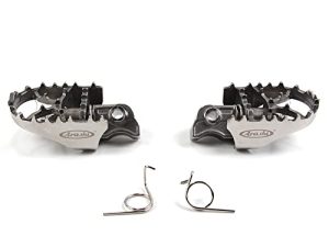 Arashi Front Footrests Foot Rest Peg Rider Pedal for BMW R1200GS 2013-2018 GSA ADV Adeventure/ R1250GS 2019-2022 GSA/ F750GS F850GS 2017-2020 Motorcycle Accessories Silver 1 Pair