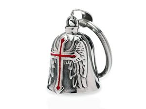 Motorcycle Bell Guardian Angel for Ride Cycling Bell Key Chains Accessories Bells for Motorcycles