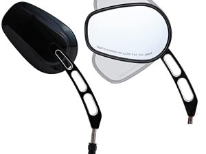 LTMOTO Rearview Mirrors for Harley Davidson 1982-2022 Touring Road Glide FLTRX Electra Glide FLHT Road King FLHR Street Glide FLHX Sportster Dyna Softail models