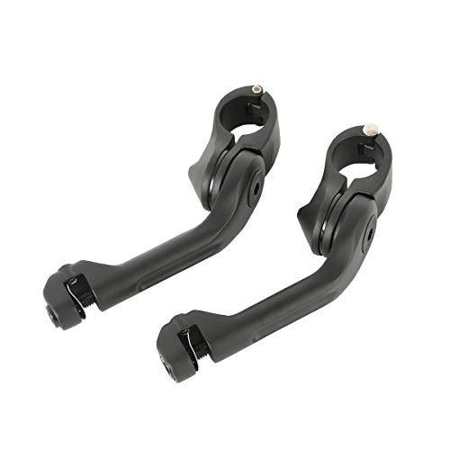 TCMT 32mm 1.25" Chrome Long Angled Highway Engine Guard Foot Peg Fits For Harley Davidson Touring Road Electra Street Glide Road King Dyna Sportster (2 X Mounting Clamps TCMT 32mm 1.25" Chrome Long Angled Highway Engine Guard Foot Peg Fits For Harley Davidson Touring Road Electra Street Glide Road King Dyna Sportster (2 X Mounting Clamps