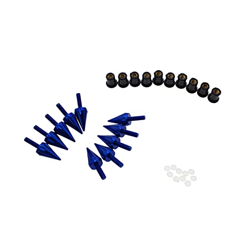 PROCNC Motorcycle Spike Windshield Bolts Screw Nuts Fit For Honda CBR 600rr 1000rr for Suzuki GSXR 600 750 1000 for Yamaha R1 R6 R6s for Kawasaki ZX6R ZX9R ZX10R ZX12 (Blue) PROCNC Motorcycle Spike Windshield Bolts Screw Nuts Fit For Honda CBR 600rr 1000rr for Suzuki GSXR 600 750 1000 for Yamaha R1 R6 R6s for Kawasaki ZX6R ZX9R ZX10R ZX12 (Blue)