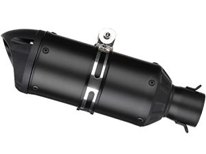 KEMIMOTO Motorcycle Universal Exhaust Slip on Silencers & Mufflers Compatible with Grom ATV Dirt Bike Street Bike Scooter Exhaust Pipe Diameter 38mm to 51mm