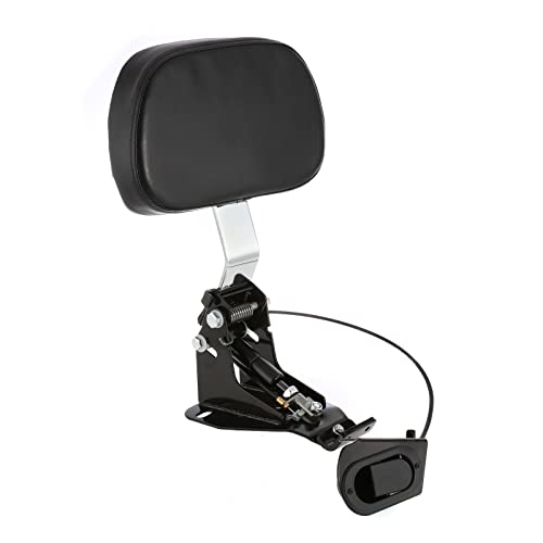INNOGLOW Motorcycle Adjustable Driver Backrest Rider Backrest with Chrome Mount Kit for Harley Touring Electra Glide Road Glide Road King Street Glide CVO 2009-UP INNOGLOW Motorcycle Adjustable Driver Backrest Rider Backrest with Chrome Mount Kit for Harley Touring Electra Glide Road Glide Road King Street Glide CVO 2009-UP