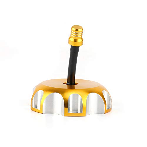 DOSON Gas Fuel Tank Cap CNC Yellow With Breather Valve Aluminum For XR DOSON Gas Fuel Tank Cap CNC Yellow With Breather Valve Aluminum For XR