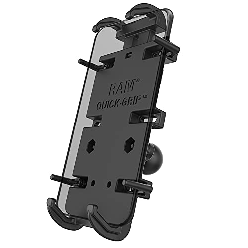 RAM Mounts Quick-Grip XL Phone Holder with Ball RAM-HOL-PD4-238AU with B Size 1" Ball RAM Mounts Quick-Grip XL Phone Holder with Ball RAM-HOL-PD4-238AU with B Size 1" Ball