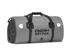 BORLENI Motorcycle Dry Bag Waterproof Motorcycle Luggage Bag Motorcycle Duffel Bag for Skiing Travel Hiking Camping Boating Riding Fishing (Gray