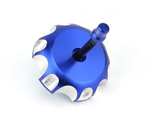 DOSON Gas Fuel Tank Cap CNC Blue With Breather Valve Aluminum For XR