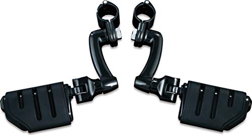 Kuryakyn 7599 Motorcycle Foot Controls: Longhorn Offset Trident Dually Highway Pegs with Magnum Quick Clamps for 1-1/4" Engine Guards/Tubing Kuryakyn 7599 Motorcycle Foot Controls: Longhorn Offset Trident Dually Highway Pegs with Magnum Quick Clamps for 1-1/4" Engine Guards/Tubing