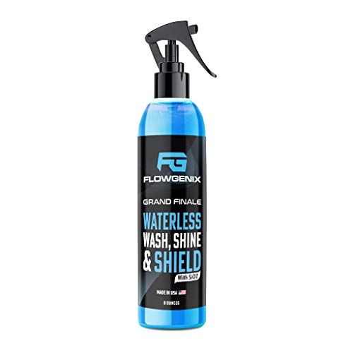 Flowgenix Waterless Car Wash Spray - Motorcycle Cleaner & Car Wax Polish Detail Spray. Ceramic Coating for Cars. Best Cleaner & Quick Detailer Spray to Make Your Car Shine Flowgenix Waterless Car Wash Spray - Motorcycle Cleaner & Car Wax Polish Detail Spray. Ceramic Coating for Cars. Best Cleaner & Quick Detailer Spray to Make Your Car Shine