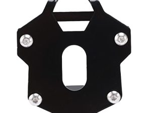 Potadak Motorcycle Kickstand Sidestand Stand Extension Pad for Himalayan 2020 2021 2022(Black)