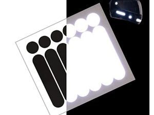 customTAYLOR33 High Intensity Grade Reflective Safety Decals/Stickers for Motorcycle