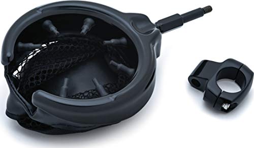Kuryakyn 1729 Motorcycle Handlebar Accessory: Drink/Cup Holder with Mesh Basket Kuryakyn 1729 Motorcycle Handlebar Accessory: Drink/Cup Holder with Mesh Basket