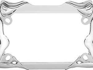 Cruiser Accessories 77930 MC Twins Motorcycle License Plate Frame