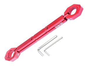 Motorcycle Balance Bar Universal 22mm CNC Aluminum Cross Bar Handlebar Extended Motorbike Reinforce Lever Accessories (Red)