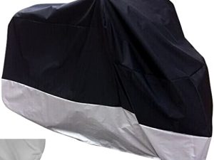 XYZCTEM All Season Black Waterproof Sun Motorcycle Cover