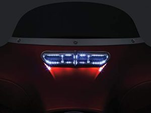Kuryakyn 5053 Front Fairing Vent Accent LED Light Kit for 2014-19 Harley-Davidson Motorcycles