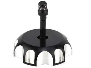 DOSON Gas Fuel Tank Cap CNC Black With Breather Valve Aluminum For XR