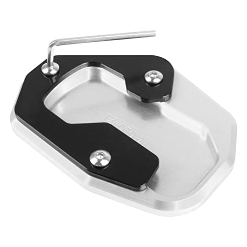 Worldmotop Motorcycle Kickstand Pad Enlarger Extension Side Stand Plate Pad Compatible with Harley PAN AMERICA 1250 1250S RA1250 S 2021 2022 (sliver) Worldmotop Motorcycle Kickstand Pad Enlarger Extension Side Stand Plate Pad Compatible with Harley PAN AMERICA 1250 1250S RA1250 S 2021 2022 (sliver)