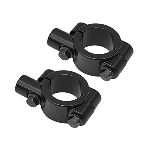 Aynaxcol 1" 25mm Mirror Thread Motorcycle Handle Bar 10mm Mirror Thread Mount Holder Clamp Adaptor Black Aynaxcol 1" 25mm Mirror Thread Motorcycle Handle Bar 10mm Mirror Thread Mount Holder Clamp Adaptor Black