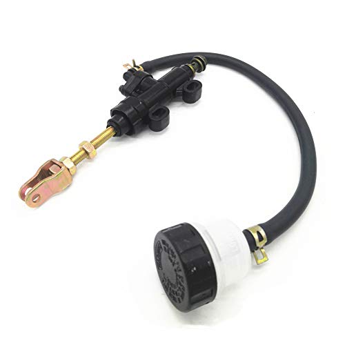 LIUYE Rear Brake Master Cylinder Motorcycle Rear Foot Brake Main Pump Hydraulic Cylinder with Reservoir for Suzuki Kawasaki Honda Yamaha Motorcycle Dirt Bike ATV (Black) LIUYE Rear Brake Master Cylinder Motorcycle Rear Foot Brake Main Pump Hydraulic Cylinder with Reservoir for Suzuki Kawasaki Honda Yamaha Motorcycle Dirt Bike ATV (Black)