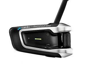 Cardo PTB00101 - PACKTALK Bold Motorcycle Bluetooth Communication System Headset - Black