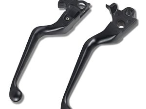 NTHREEAUTO Black Brake Clutch Lever Hand Levers Compatible with Harley Sportster 883 1200 Dyna Softail Electra Glide Road King Touring Fat Bob