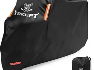 Tokept Black Motorcycle Cover