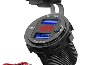 [Upgraded Version] Quick Charge 3.0 Dual 12V USB Car Charger