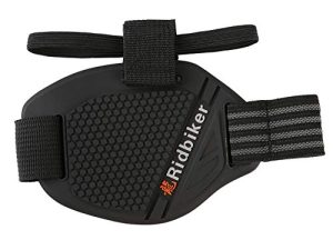 RIDBIKER Motorcycle Motorbike Shift Pad Shoe Boot Cover Protective Gear (Black Ⅱ)