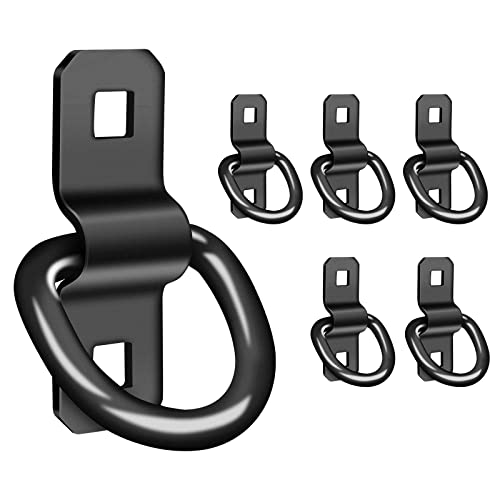 D Rings Tie Down Anchors 3/8” Heavy Duty 6000 Pound Breaking Strength for RV Camper Pickup Trailer Cargo Control D Rings Tie Down Anchors 3/8” Heavy Duty 6000 Pound Breaking Strength for RV Camper Pickup Trailer Cargo Control
