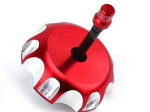 DOSON Gas Fuel Tank Cap CNC Red With Breather Valve Aluminum For XR