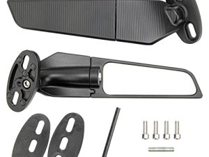 Diydeg Modified Motorcycle Rearview Mirror Wind Wing