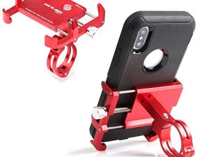 GUB Thick Case Design Bike & Motorcycle Phone Mount Handlebar Holder Adjustable Compatible with iPhone XR Xs 7s 8 Plus