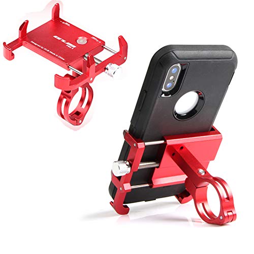 GUB Thick Case Design Bike & Motorcycle Phone Mount Handlebar Holder Adjustable Compatible with iPhone XR Xs 7s 8 Plus GUB Thick Case Design Bike & Motorcycle Phone Mount Handlebar Holder Adjustable Compatible with iPhone XR Xs 7s 8 Plus