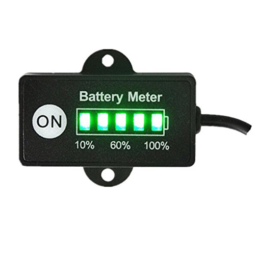 Best Gold Supplier 12V Battery Meter Lead-Acid Battery Indicator for Motorcycle Golf Carts Car Marine ATV with 5 Segments LED Indicator Best Gold Supplier 12V Battery Meter Lead-Acid Battery Indicator for Motorcycle Golf Carts Car Marine ATV with 5 Segments LED Indicator