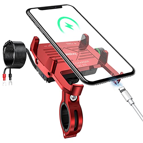 NEWekey Motorcycle Phone Mount with Charger NEWekey Motorcycle Phone Mount with Charger