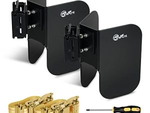2pcs E-Track Wheel Chock & Strap Kit |E track motorcycle wheel chocks for for E-Track/X-Track System|E-Track Accessories for Enclosed Trailer Hold Bike