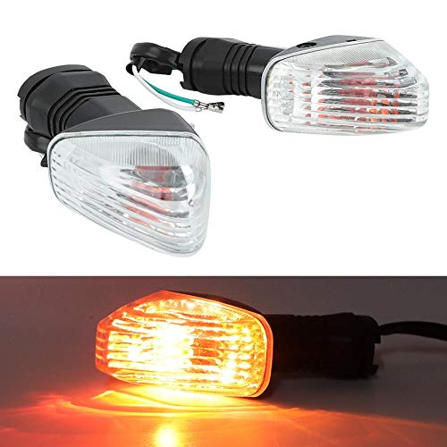 Akozon Turn Signal Light 2PCS Motorcycle Modification Accessories Turn Signal Lamp for KAWASAKI NINJA ZX-6R 636 600 ZX-6RR KLE 500 KLE 650 VERSYS KLR 650 Z750S(Black+White) Akozon Turn Signal Light 2PCS Motorcycle Modification Accessories Turn Signal Lamp for KAWASAKI NINJA ZX-6R 636 600 ZX-6RR KLE 500 KLE 650 VERSYS KLR 650 Z750S(Black+White)