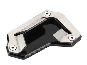 Qiilu for Triumph Tiger 1200 Accessories Motorcycle Kickstand Extension Pad Kickstand Extension Pad Side Stand Enlarger Fit for Triumph Tiger 1200 Explorer 2016-2017