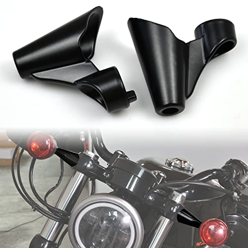 VEISUTOR Front Turn Signal Mounts Relocation Kit for Sportster XL1200X 2010-2015 VEISUTOR Front Turn Signal Mounts Relocation Kit for Sportster XL1200X 2010-2015