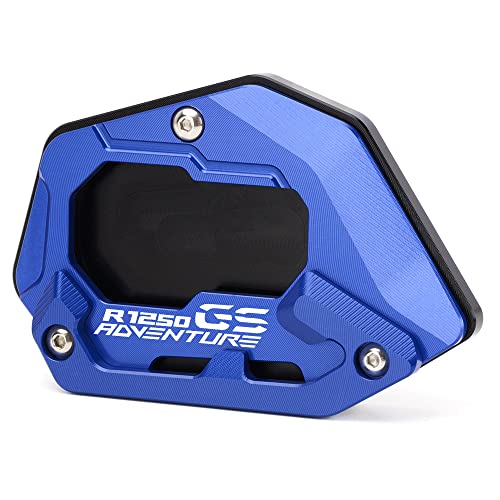 Modeer For BMW R1250GS Adventure 2018-2023 (Not For Lowered Vehicles) Motorcycle CNC Support Extension Plate Kickstand Side Stand Pad r 1250 gs adv r1250gsa Accessories (blue) Modeer For BMW R1250GS Adventure 2018-2023 (Not For Lowered Vehicles) Motorcycle CNC Support Extension Plate Kickstand Side Stand Pad r 1250 gs adv r1250gsa Accessories (blue)
