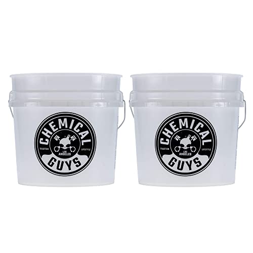 Chemical Guys ACC10602 Heavy Duty Ultra Clear Detailing Bucket for Cars Chemical Guys ACC10602 Heavy Duty Ultra Clear Detailing Bucket for Cars