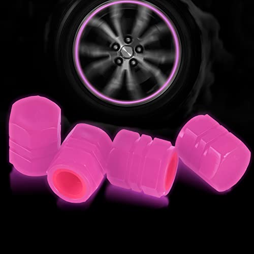 BJSIA 4PCS Noctilucous Tire Valve Stem Caps BJSIA 4PCS Noctilucous Tire Valve Stem Caps