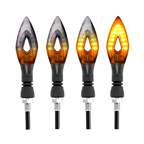 4PCS Motorcycle Indicators Flowing Turn Signal Lights 4PCS Motorcycle Indicators Flowing Turn Signal Lights