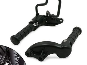 Worldmotop Motorcycle Footpegs Rear Passenger Foot Pegs for Indian Scout 2015-2022 Scout Sixty 2016-2022 Scout Bobber 2018-2022 Foot Rests Pedal(black)