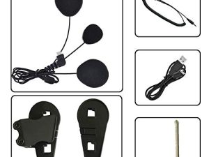 Yaconob Motorcycle Bluetooth Headset BT-S3 Type C Headphone Accessories (Soft Microphone)