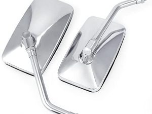 Surpassme 10MM Chrome Motorcycle Mirrors