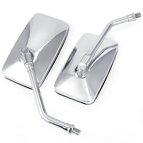 Surpassme 10MM Chrome Motorcycle Mirrors Surpassme 10MM Chrome Motorcycle Mirrors
