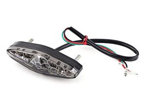 Senyar for tail light 2004 for Honda trx450r atv 12V 15 LED Universal Motorcycle Brake Stop Running Tail Light Rear Light ATV Dirt Bike Brake Tail Light(Smoke)